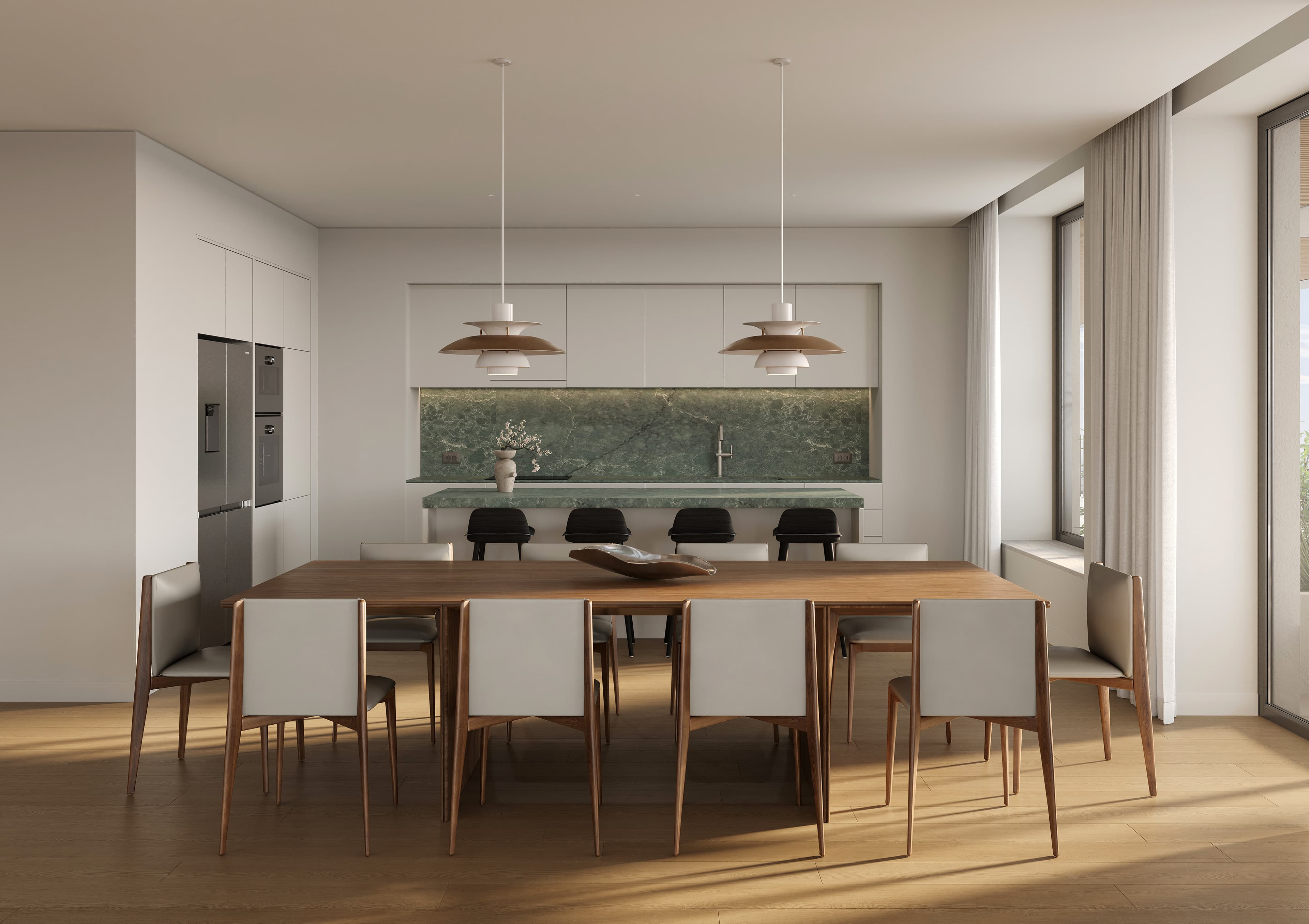 Typical kitchen