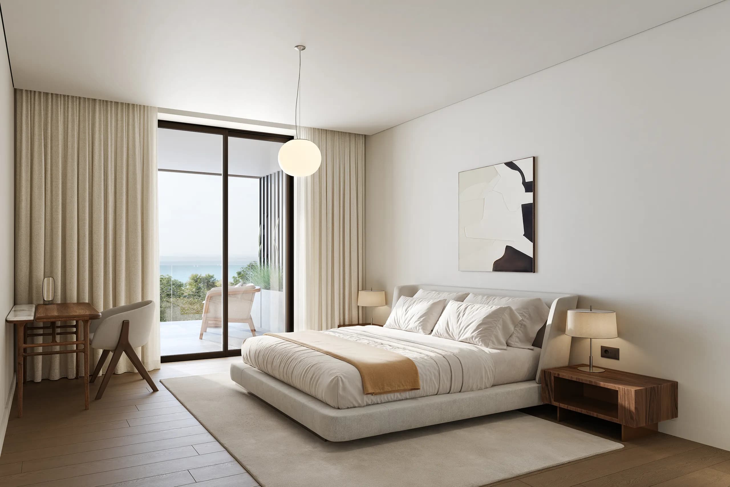 Living areas inside The Courtyards West