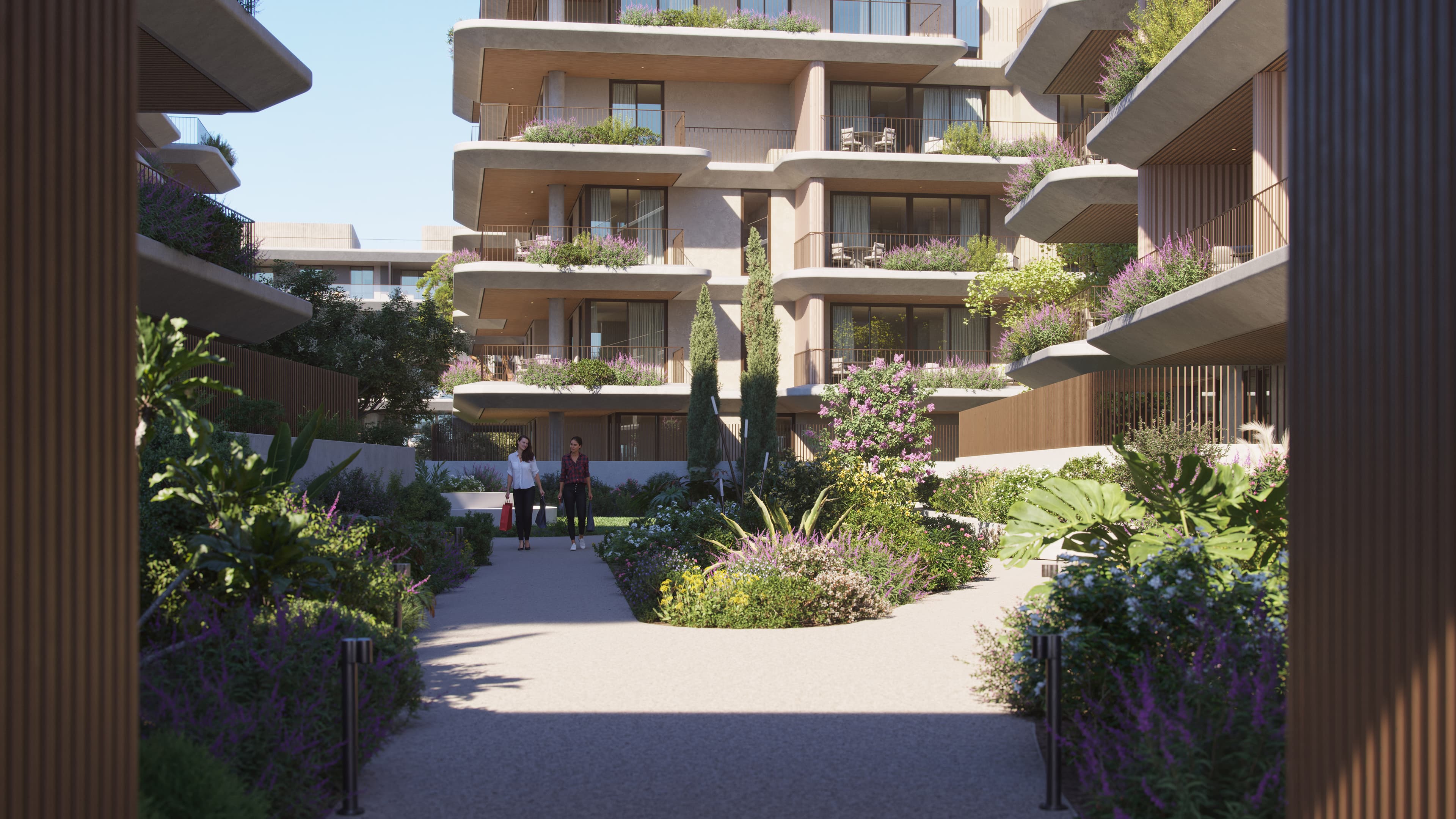 The courtyard