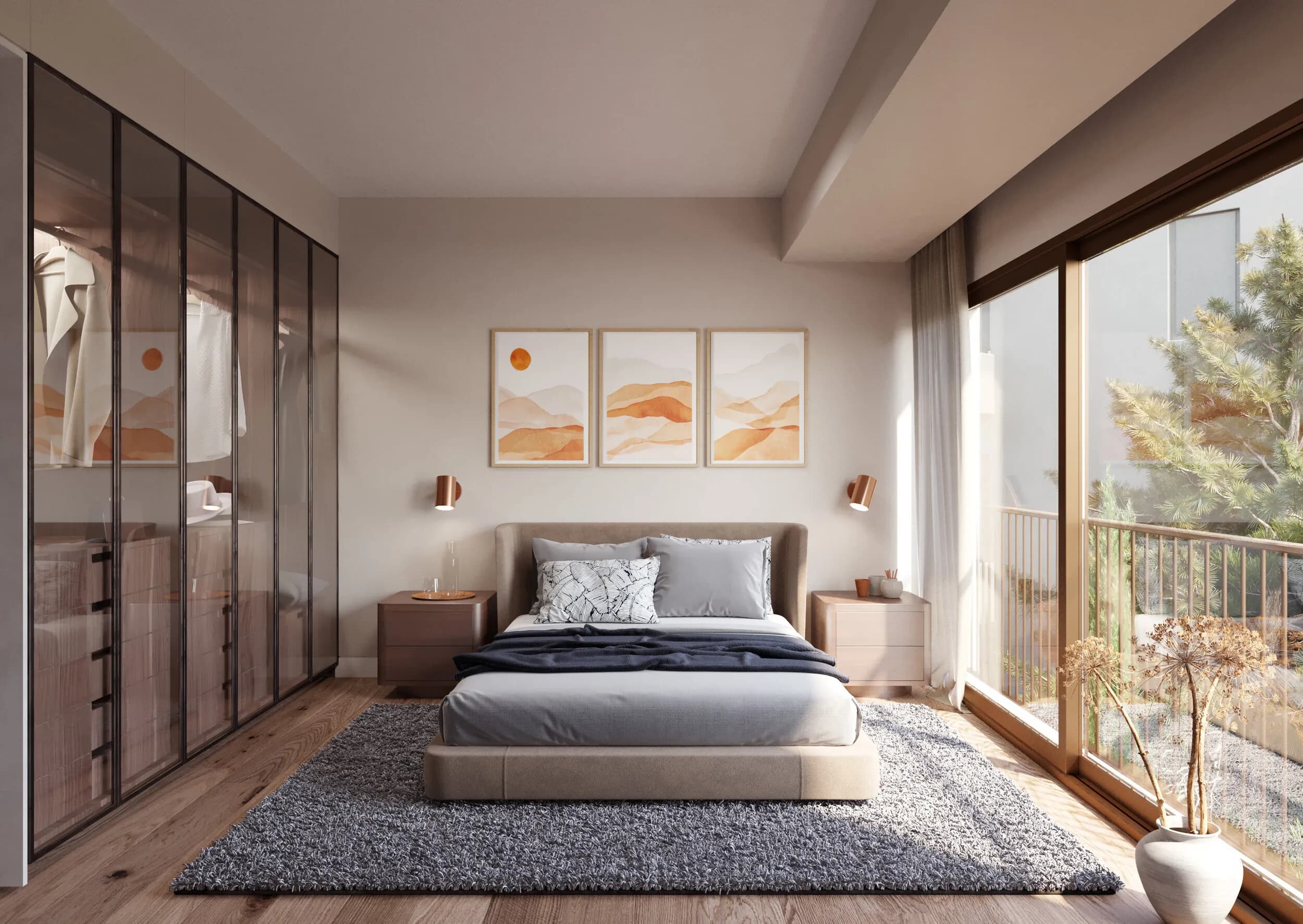 Bedroom on the fourth floor