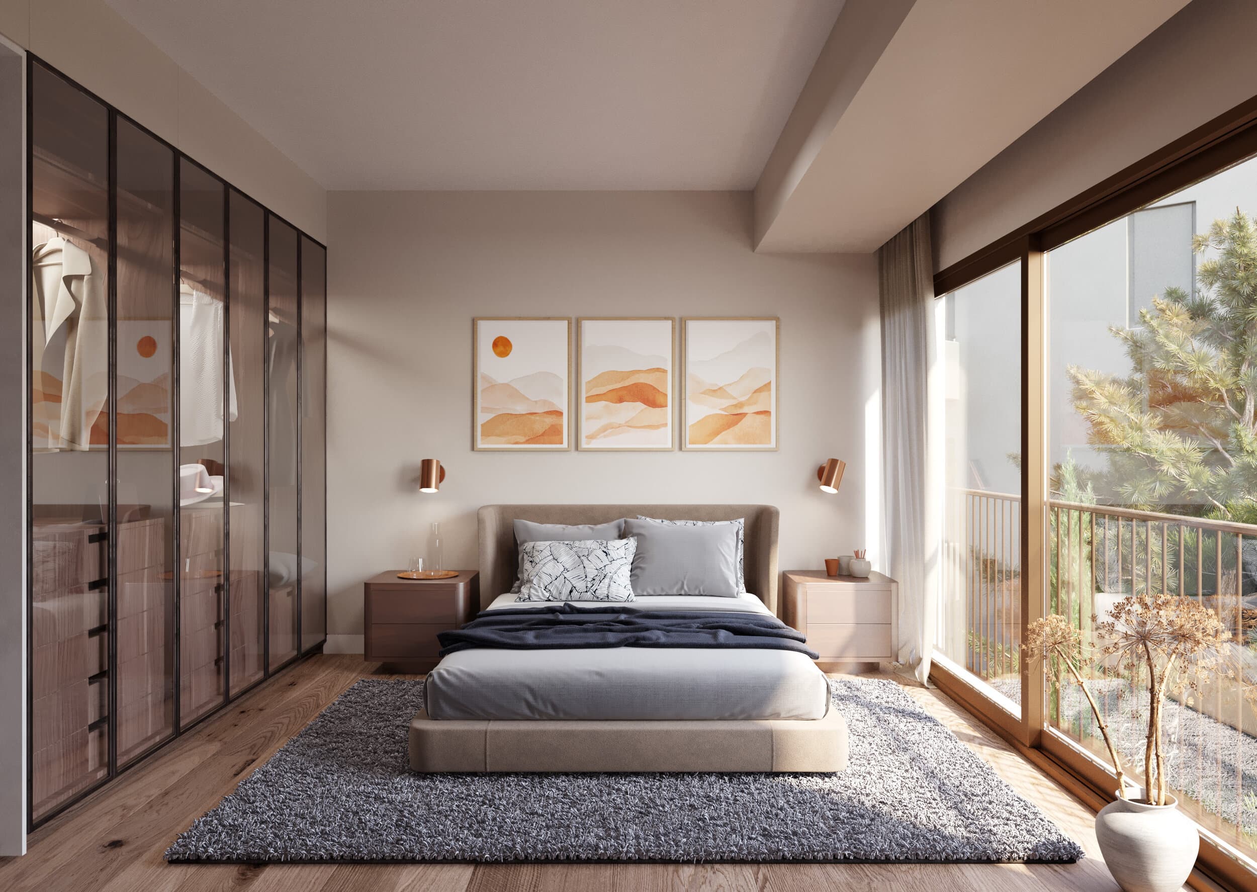Bedroom on the fourth floor