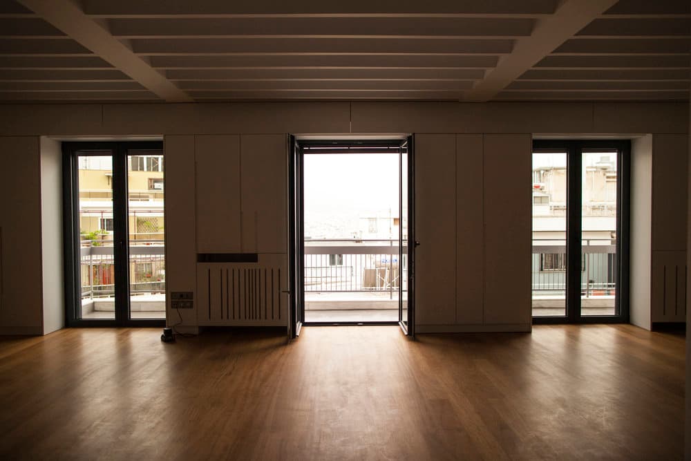 Living room openings towards the southern balcony