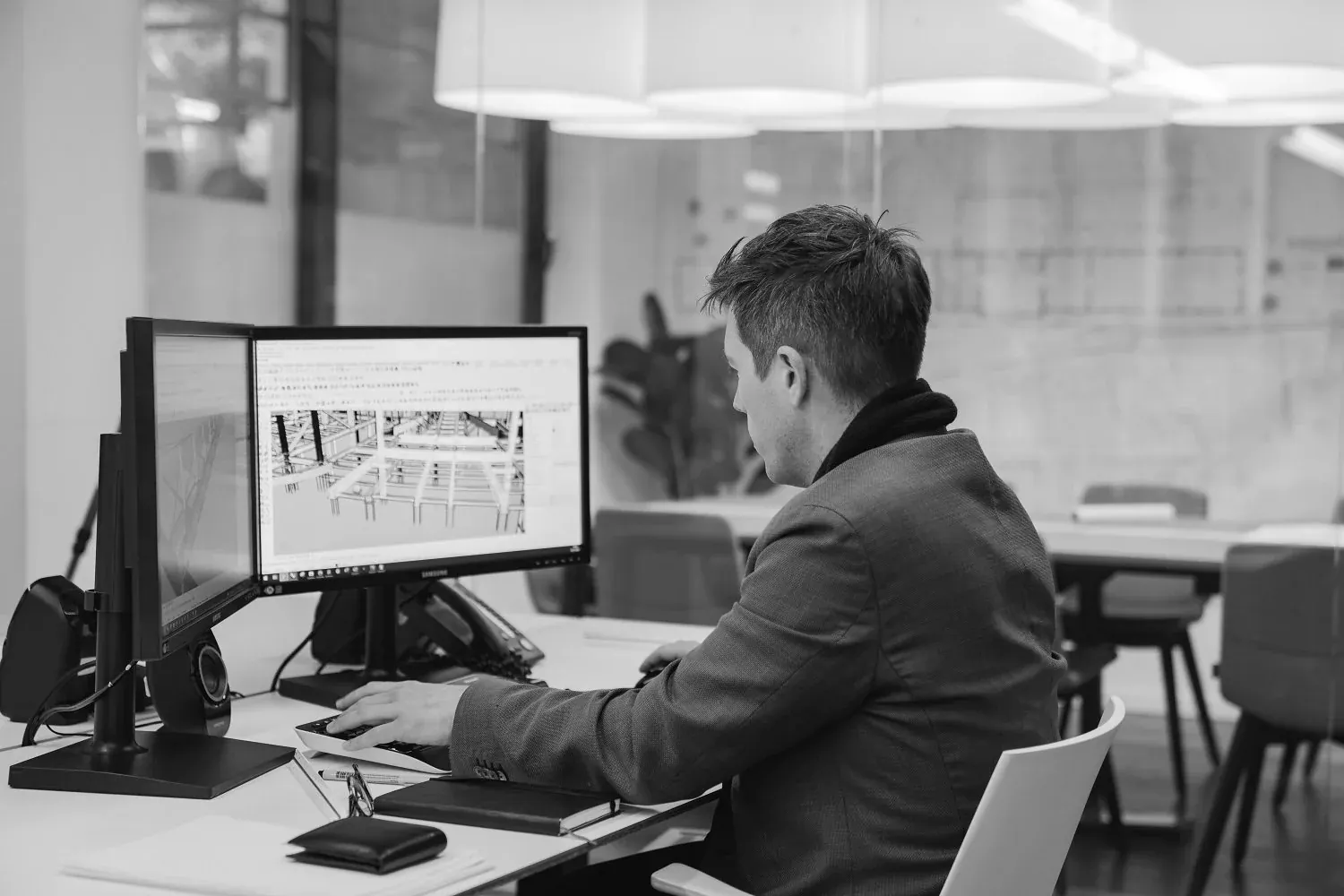 Phivos Skroumbelos — at the workstation